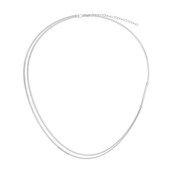 Колье из серебра с подвеской